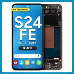 Samsung S24 FE 5G LCD with Touch + Frame Black (Refurbished)