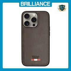 Brilliance LUX iPhone 13 Pro Max TPU PC Leather Scratch Proof Hybrid Case Green