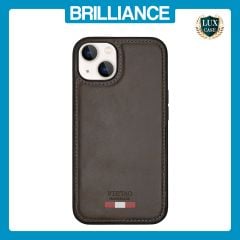 Brilliance LUX iPhone 14 Plus TPU PC Leather Scratch Proof Hybrid Case Green