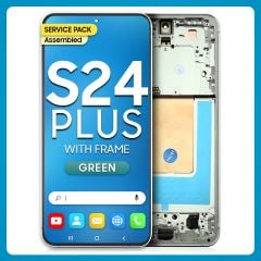 Samsung S24 Plus LCD with Touch + Frame Green Service Pack (Assembled)