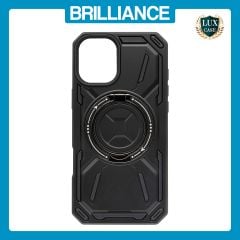 Brilliance LUX iPhone 16 Pro Magsafe Full Body Rugged Case Metallic Black