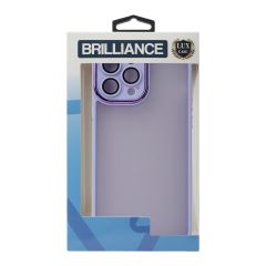 Brilliance LUX For iPhone 13 Pro 3D Electroplating with camera protector Case Purple