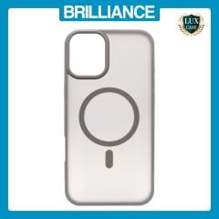 Brilliance LUX iPhone 16 TPU+PC Magnetic Skin-friendly Matte Phone Case Transparent Grey
