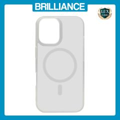 Brilliance LUX iPhone 16 TPU+PC Magnetic Skin-friendly Matte Phone Case Transparent White