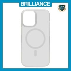 Brilliance LUX iPhone 16 Pro TPU+PC Magnetic Skin-friendly Matte Phone Case Transparent White