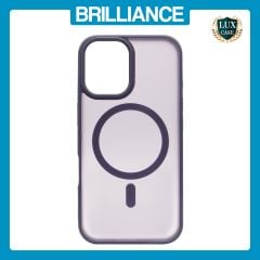 Brilliance LUX iPhone 16 TPU+PC Magnetic Skin-friendly Matte Phone Case Transparent Purple