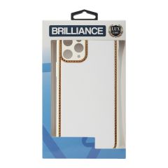 Brilliance LUX For iPhone 14 Plus Diamong Piece Case White