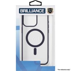 Brilliance LUX for Samsung S22 ultra Frosted acrylic magnetic case Black