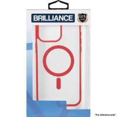 Brilliance LUX for Samsung S24 ultra Frosted acrylic magnetic case red