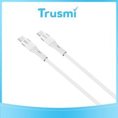 TRUSMI 100W Type C to Type C White Cable (1M)