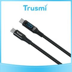TRUSMI 100W Type C to Type C Digital Fast Charging Braided Cable (1M)