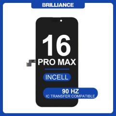 Brilliance iPhone 16 Pro Max Incell LCD Black (90 HZ) (Bigger Bottom Frame)