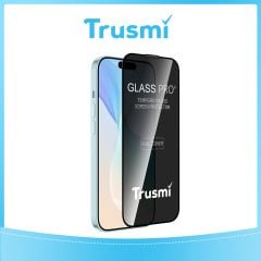 TRUSMI 3D Privacy Tempered Glass Screen Protector for iPhone 15 Plus