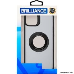 Brilliance LUX For iPhone 15 G Style Skin Feel with Nice CD Design Black