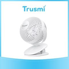 TRUSMI HA03-011 Bubble Planet Table Clip Fan White