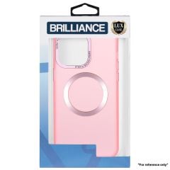 Brilliance LUX for Samsung S23 FE  Hardware CD pattern transparent color case Pink