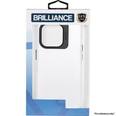Brilliance LUX for Samsung S24 Lens holder transparent case White