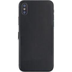 iPhone X Back Housing w/ Small Parts Black NO LOGO