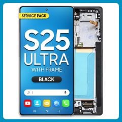 Samsung S25 Ultra LCD with Touch + Frame Jetblack SERVICE PACK