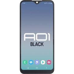 Samsung A01 LCD With Touch Black (small connector & smaller digitizer)