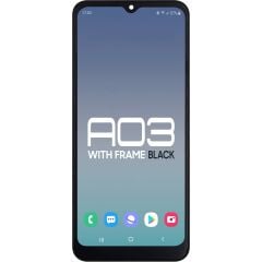 Samsung A03 A035U 2021 LCD With Touch + Frame Black US Version