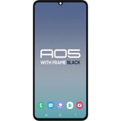 Samsung A05 (A055/2023) LCD With Touch + Frame Black Incell