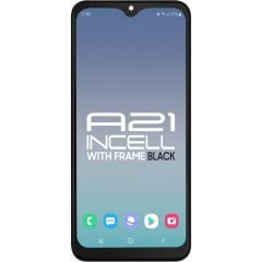 Samsung A21 A215 LCD with Touch + Frame Black Incell