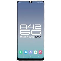 Samsung A42 5G LCD With Touch + Frame Black Best Quality