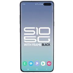 Samsung S10 LCD with Touch + Frame Prism Black C Grade (OEM PULL)