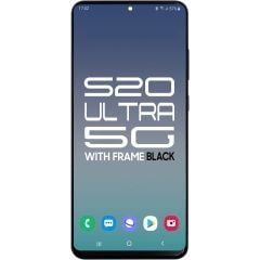 Samsung S20 ULTRA 5G LCD With Touch + Frame Cosmic Black C Grade (OEM PULL)