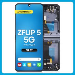 Samsung Z Flip 5 5G Inner LCD With Touch + Frame Gray / Blue  / Green / Yellow (Aftermarket OLED)