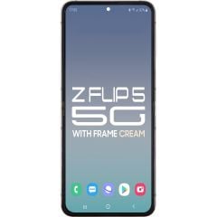 Samsung Z Flip 5 5G LCD With Touch + Frame Cream Service Pack