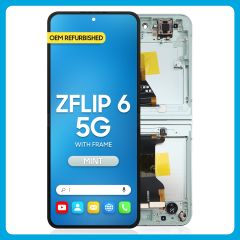 Samsung Z Flip 6 5G Inner LCD With Touch + Frame Mint (Refurbished OLED)