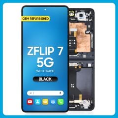 Samsung Z Flip 7 5G Inner LCD With Touch + Frame Black (Refurbished OLED)