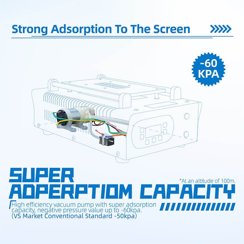 FORWARD 8 Inches Two Button Built in Vacuum Separator 3 Channels FW forward-8-inches-two-button-built-in-vacuum-separator-3-channels-fw