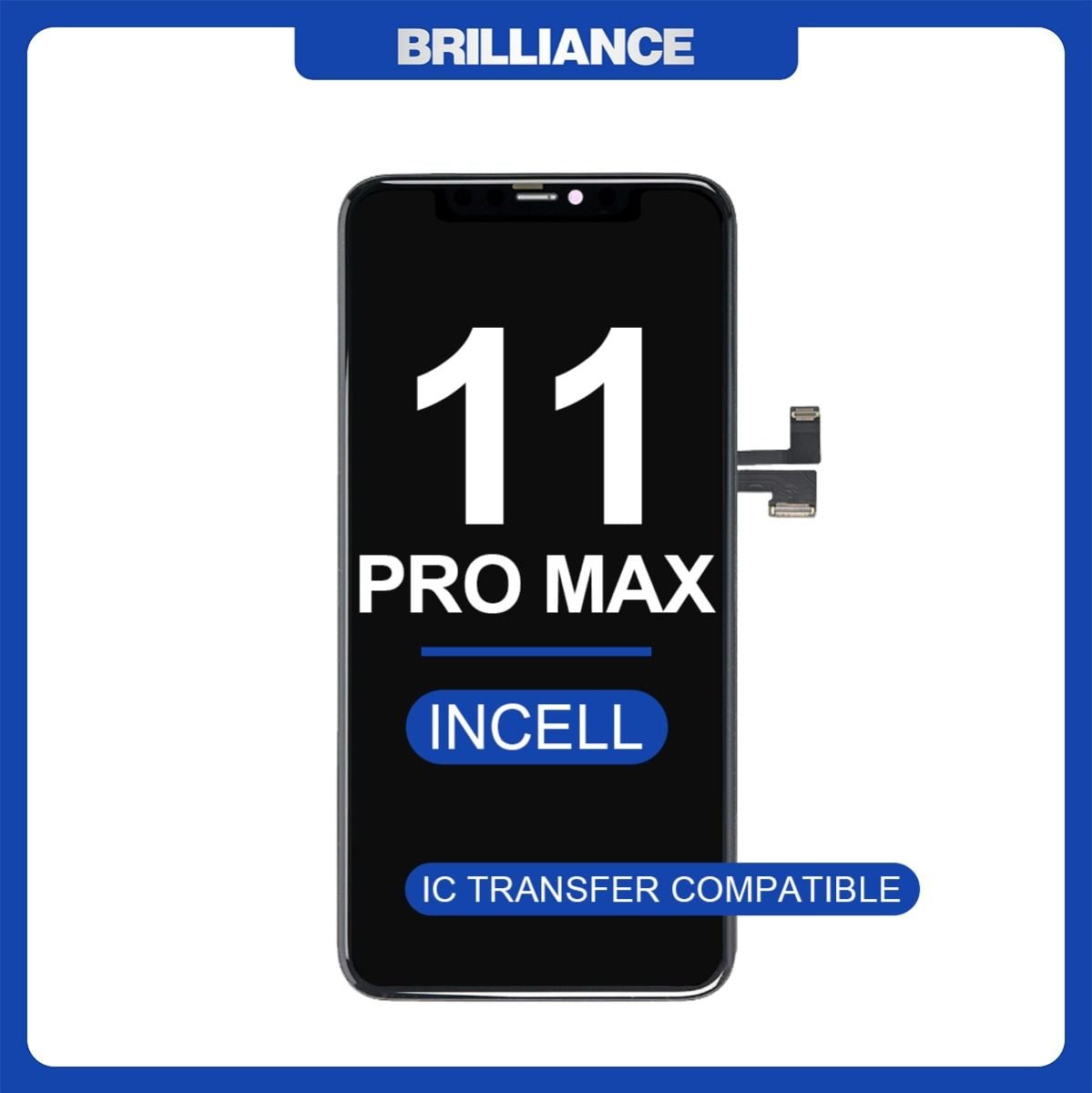 Brilliance iPhone 11 Pro Max LCD with Touch Black (R-IC)
