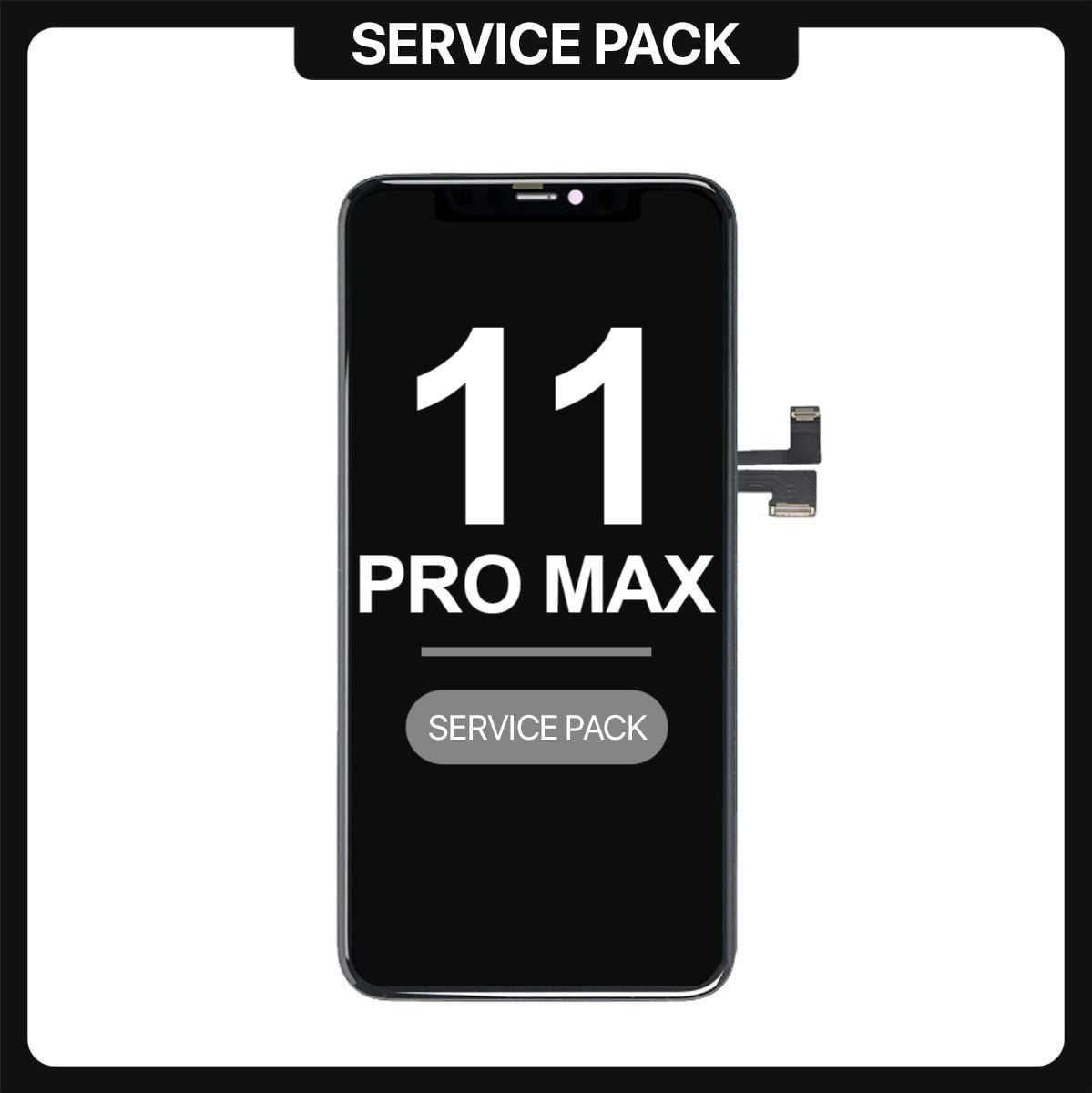 iPhone 11 Pro Max LCD with Touch Black SERVICE PACK