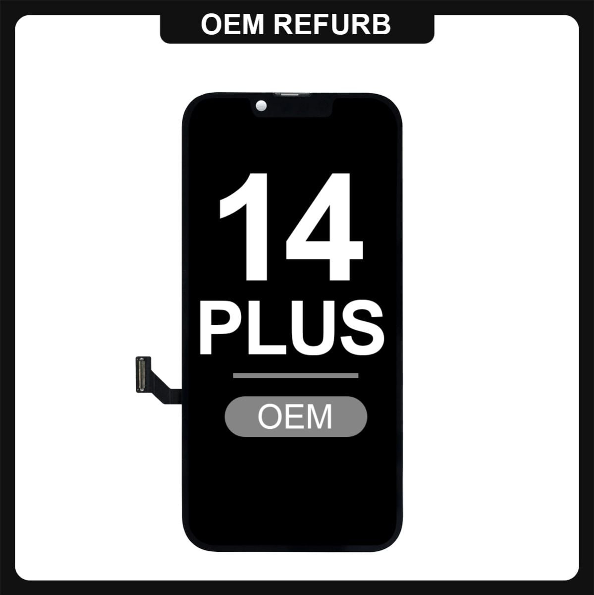 iPhone 14 Plus LCD With Touch Black (OEM Refurbished)