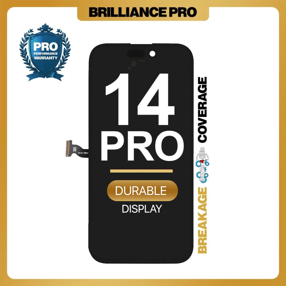 Brilliance Pro iPhone 14 Pro LCD With Touch Black Hard OLED