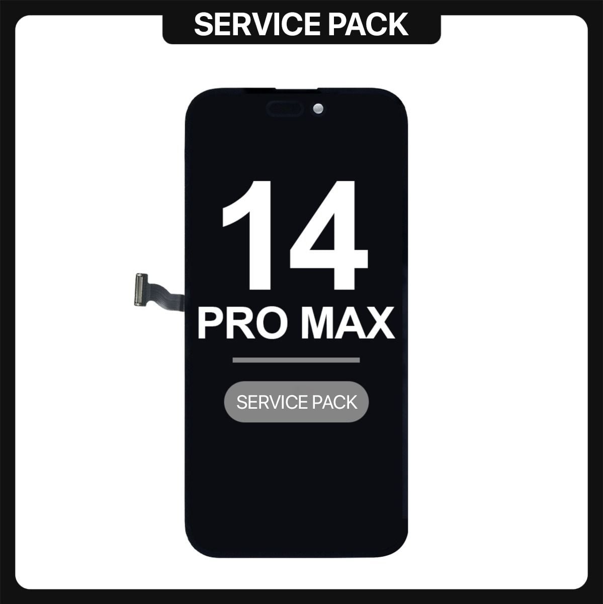 iPhone 14 Pro Max LCD with Touch Black SERVICE PACK