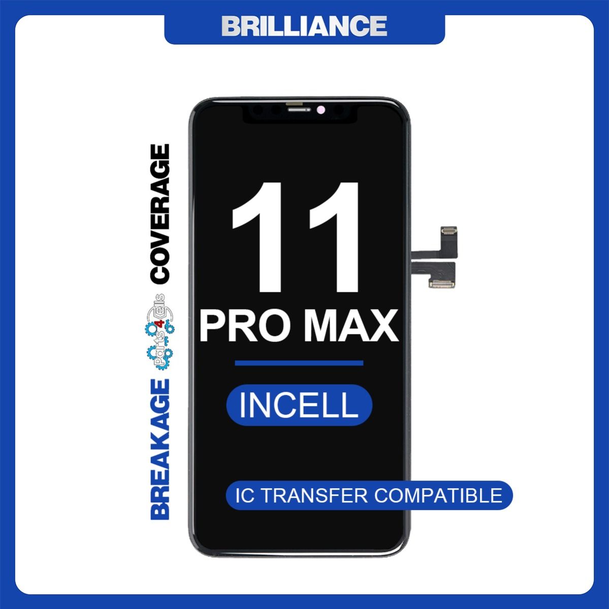 Brilliance iPhone 11 Pro Max LCD with Touch Black (R-IC)