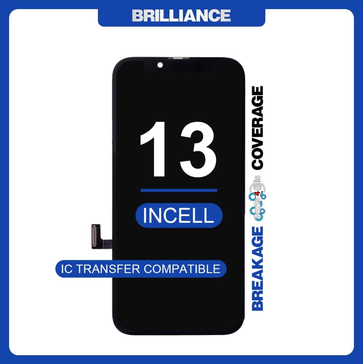 Brilliance iPhone 13 LCD with Touch Black (R-IC)