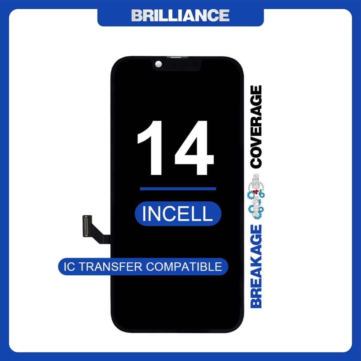 Brilliance iPhone 14 LCD with Touch Black (R-IC)