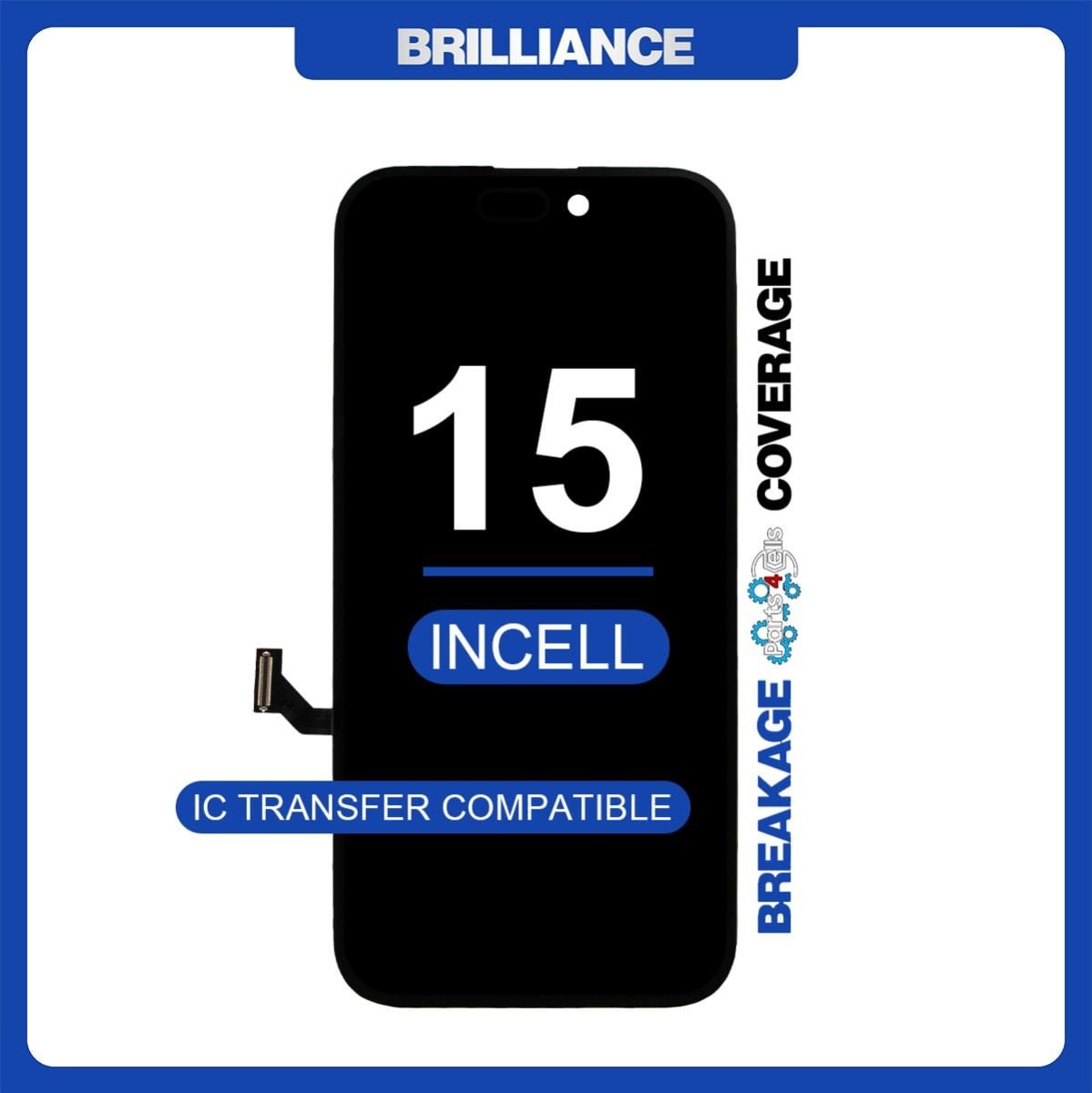 Brilliance iPhone 15 LCD with Touch Black Incell