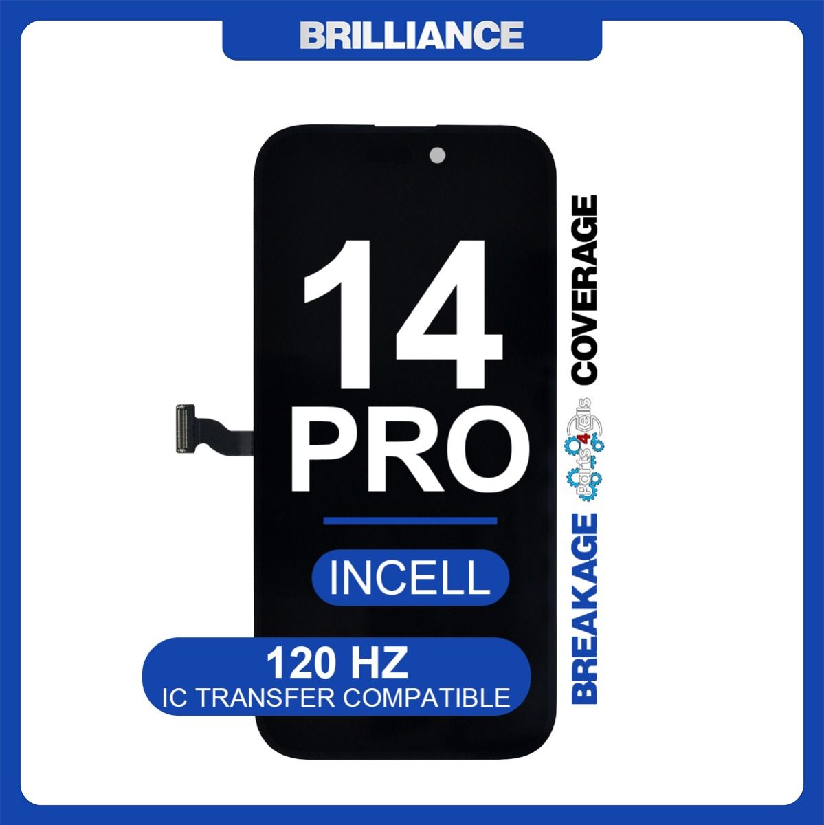 Brilliance iPhone 14 Pro LCD with Touch Incell Black (R-IC) (120 HZ)
