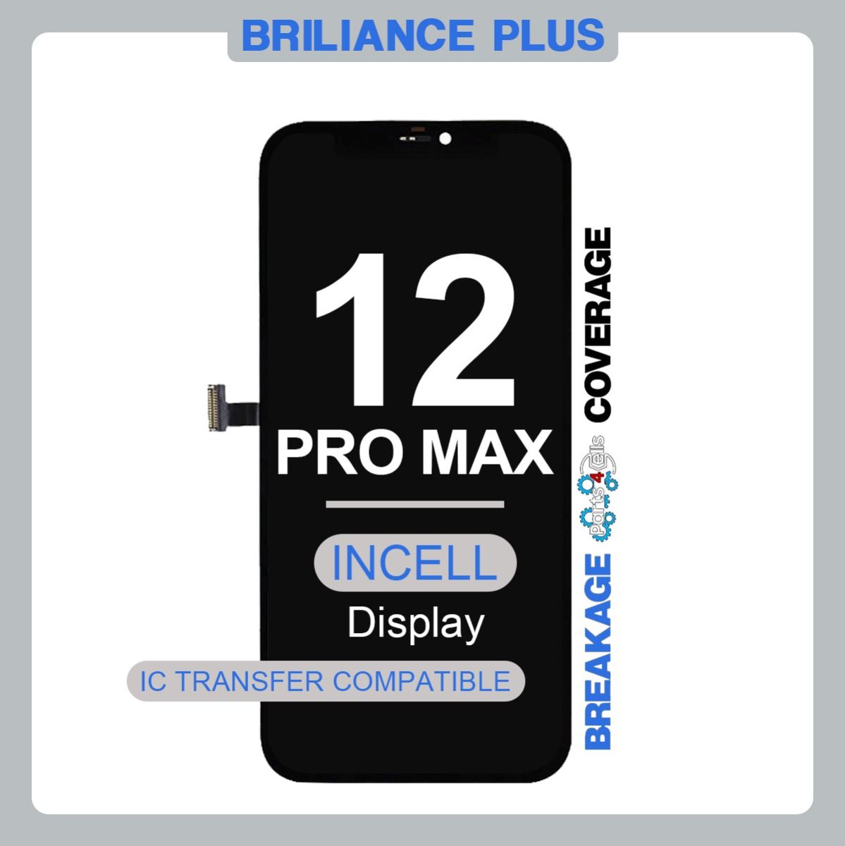 Brilliance Plus iPhone 12 Pro Max LCD with Touch Incell Black (R-IC)