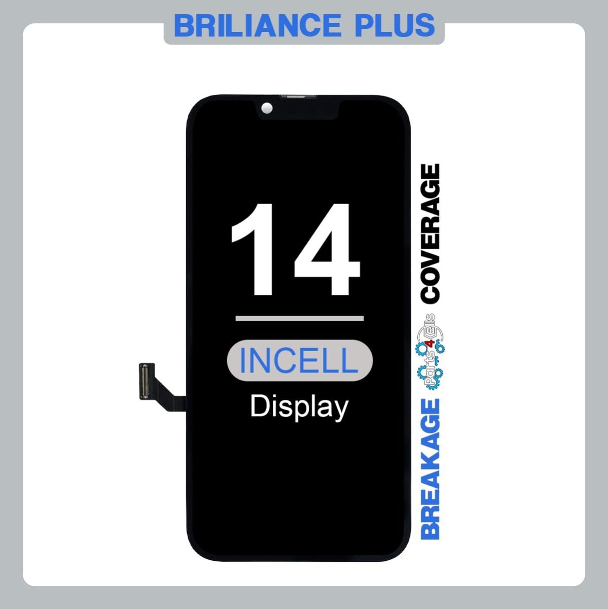 Brilliance Plus iPhone 14 LCD with Touch Black (R-IC)