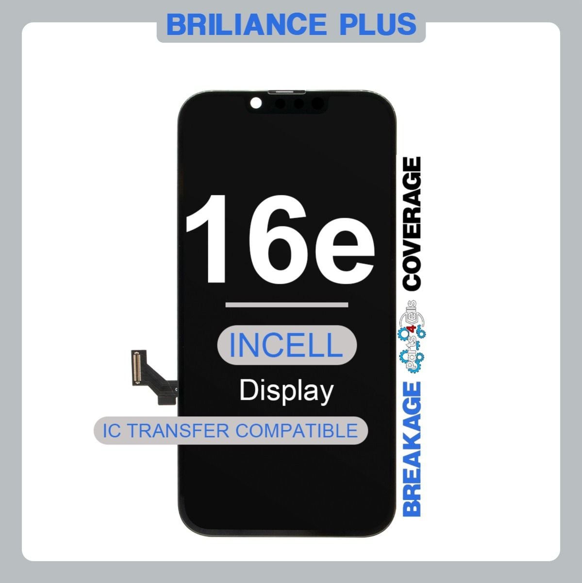 Brilliance Plus iPhone 16e / 17e LCD with Touch Black Incell