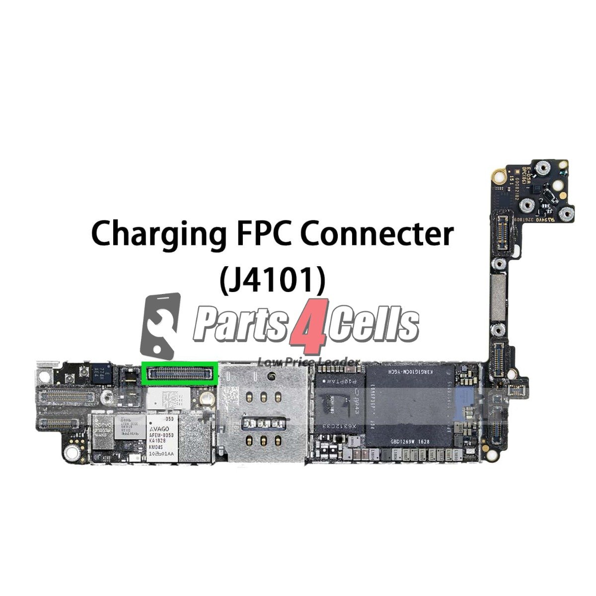 Apple - iPhone7 tanupapon iPhone 7 J4504 14pin Power Button FPC Connector | myFixParts